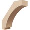 Ekena Millwork 3-inch W x 10-inch D x 10-inch H Imperial Rough Cedar Woodgrain TimberThane Knee Brace, Primed BRCUR03X10X10IMPRCPR - alternate 1